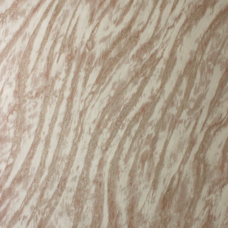 Ember Abstract Fur Effect Metallic Wallpaper - Russet - Crown - M1862 - Premier Wallcovering