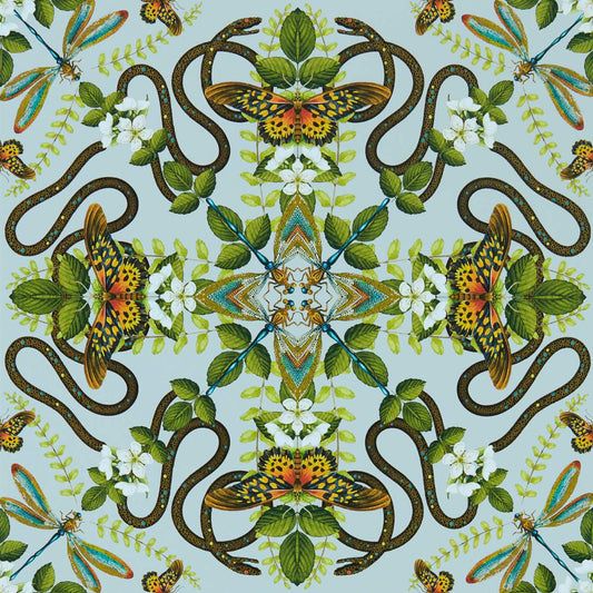 Emerald Forest Wallpaper - Smoke - Clarke & Clarke - W0129/04 - Premier Wallcovering