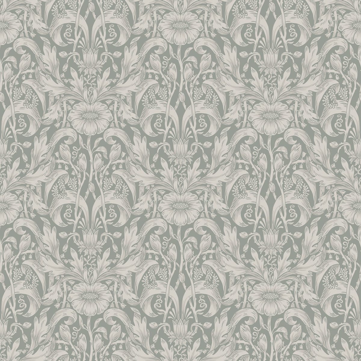 Emil Wallpaper - Garden Green - Sandberg - 835-48 - Premier Wallcovering