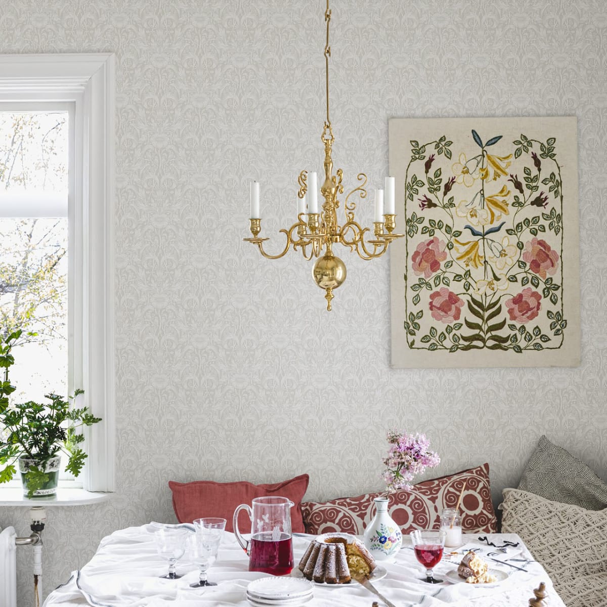 Emil Wallpaper - Sandstone - Sandberg - 835-21 - Premier Wallcovering