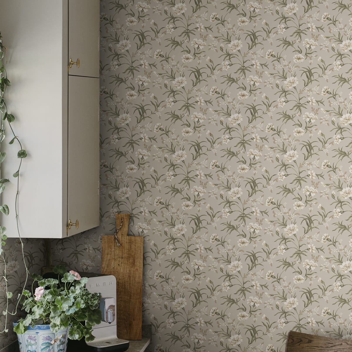 Emilie Wallpaper - Clay - Sandberg - S10563 - Premier Wallcovering