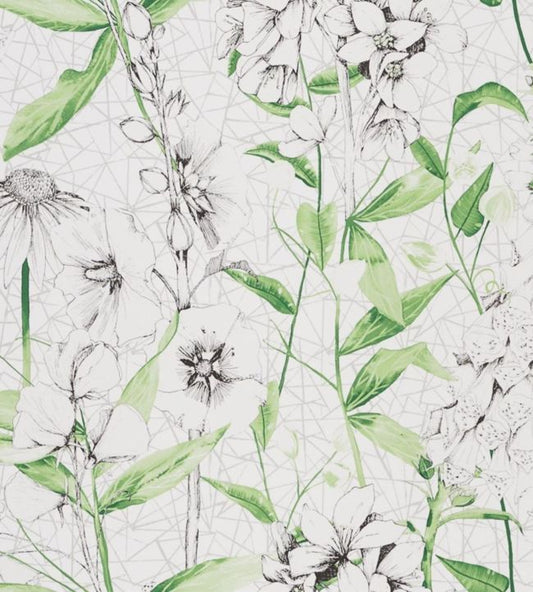 Emilie Wallpaper - Emerald - PDG1050/01 - Designers Guild - Premier Wallcovering