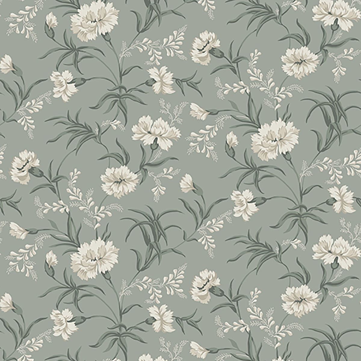 Emilie Wallpaper - Garden Green - Sandberg - 832-38 - Premier Wallcovering
