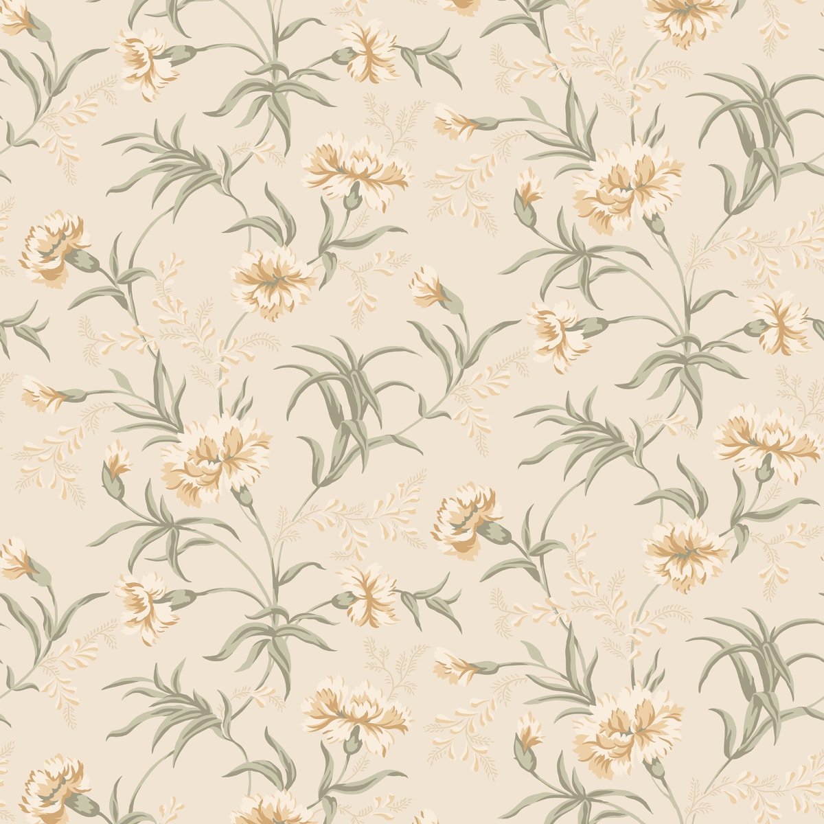 Emilie Wallpaper - Honey - Sandberg - S10562 - Premier Wallcovering