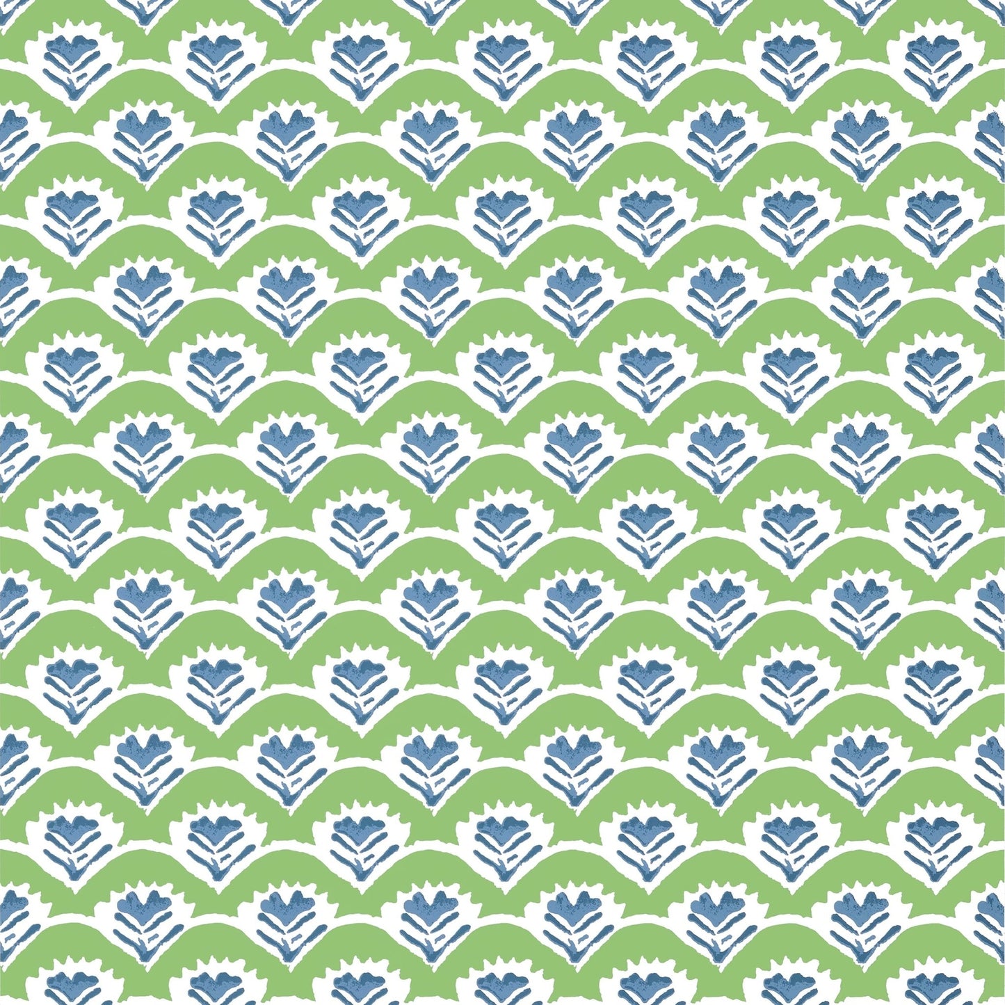 Emily Wallpaper - Green & Blue - Thibaut - T16251 - Premier Wallcovering