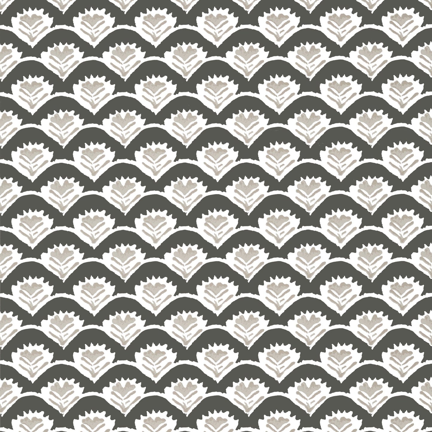 Emily Wallpaper - Black & Beige - Thibaut - T16252 - Premier Wallcovering