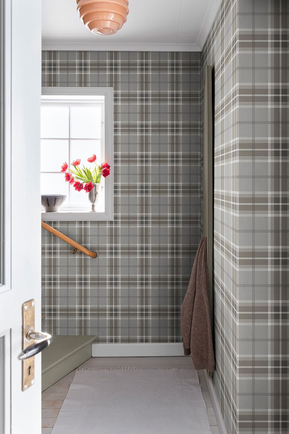 Emma Wallpaper - Beige - Midbec - 92121 - Premier Wallcovering