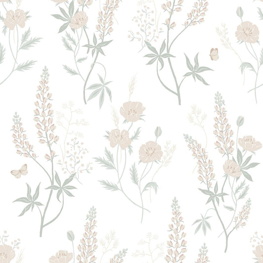 Emma Wallpaper - Pastel - Sandberg - S10183 - Premier Wallcovering