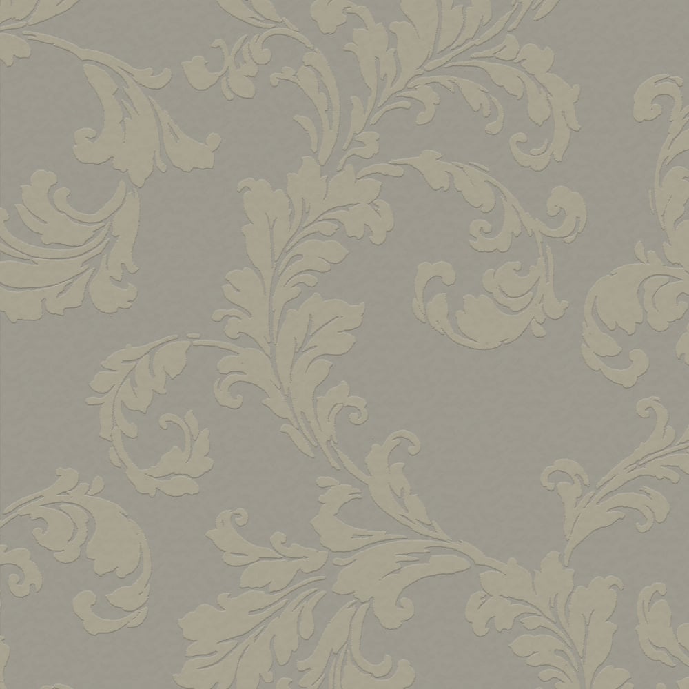 Emporium Acanthus Trail Wallpaper - Beige - Galerie - DWP0250-06 - Premier Wallcovering