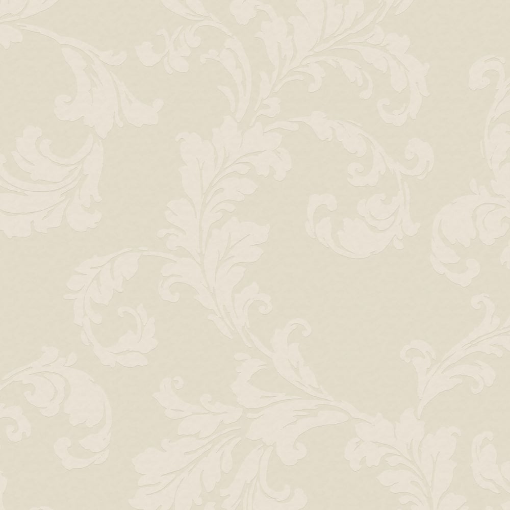 Emporium Acanthus Trail Wallpaper - Pearl - Galerie - DWP0250-05 - Premier Wallcovering