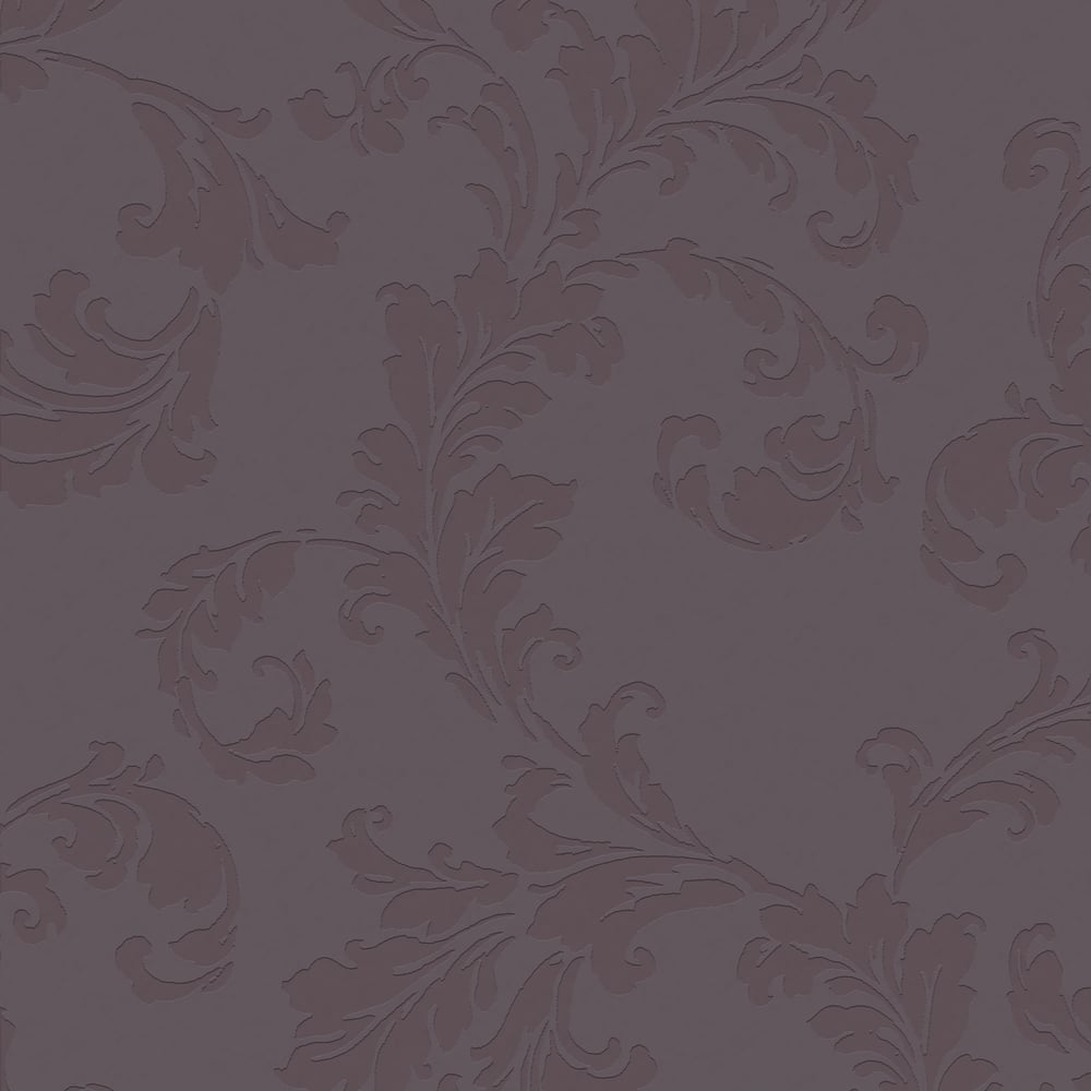 Emporium Acanthus Trail Wallpaper - Purple - Galerie - DWP0250-01 - Premier Wallcovering