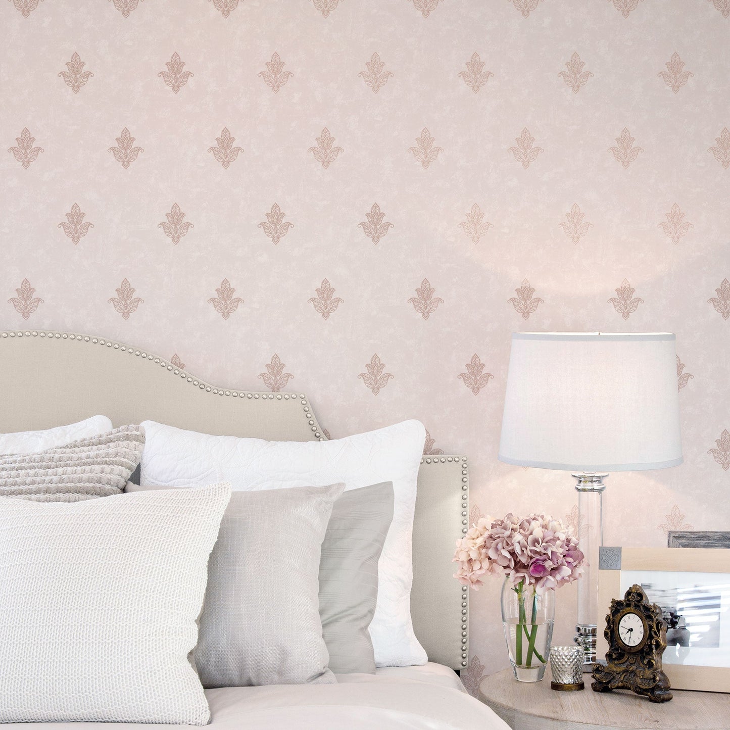 Emporium Mehndi Motif Wallpaper - Pink - Galerie - 7017 - Premier Wallcovering