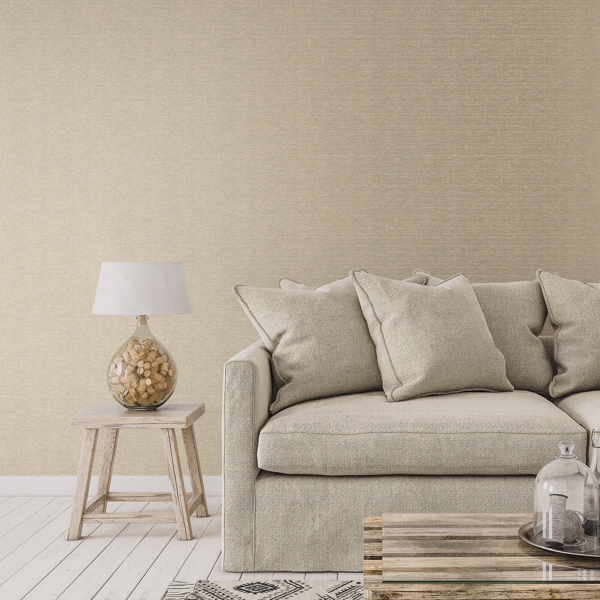 Emporium Mottled Metallic Plain Wallpaper - Gold - Galerie - DWP0233 - 01 - Premier Wallcovering