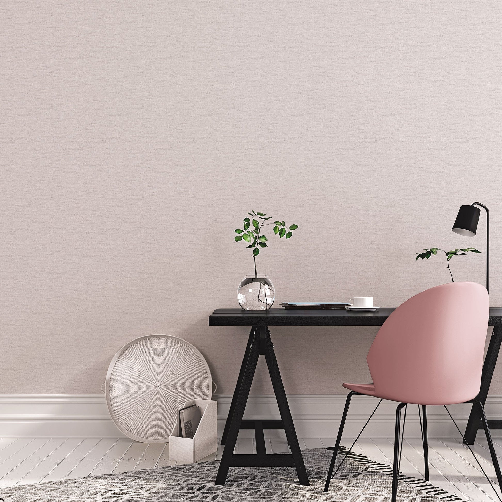 Emporium Mottled Metallic Plain Wallpaper - Pink - Galerie - DWP0233 - 04 - Premier Wallcovering
