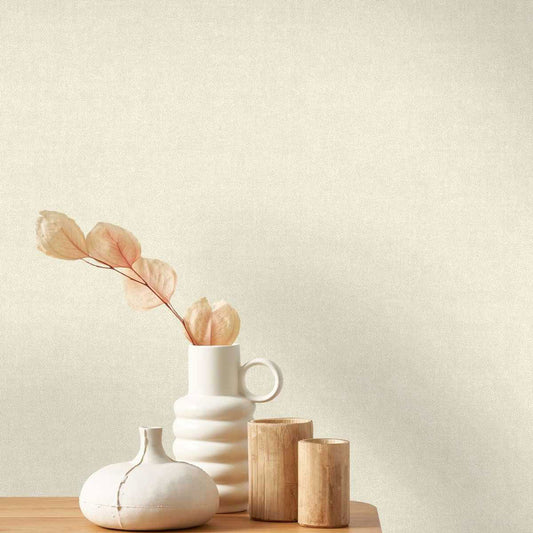 Empreinte Sentier Des Dunes Wallpaper - Beige Creme - Casadeco - 88701157 - Premier Wallcovering