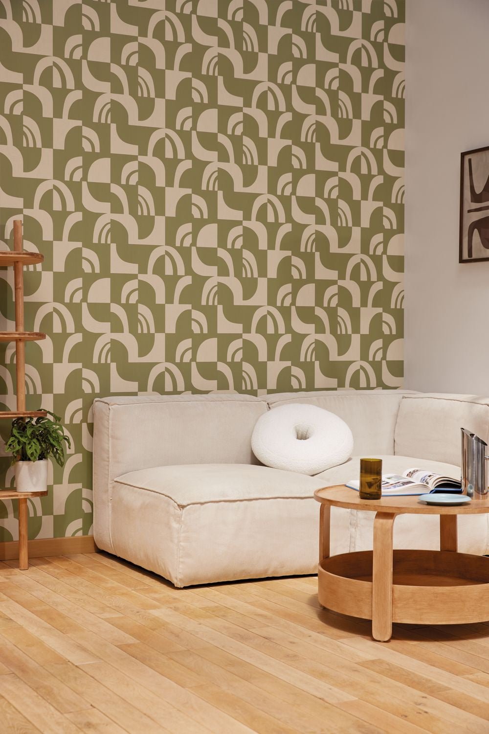 Empreinte Wallpaper - Vert Kaki - Caselio - 106077177 - Premier Wallcovering
