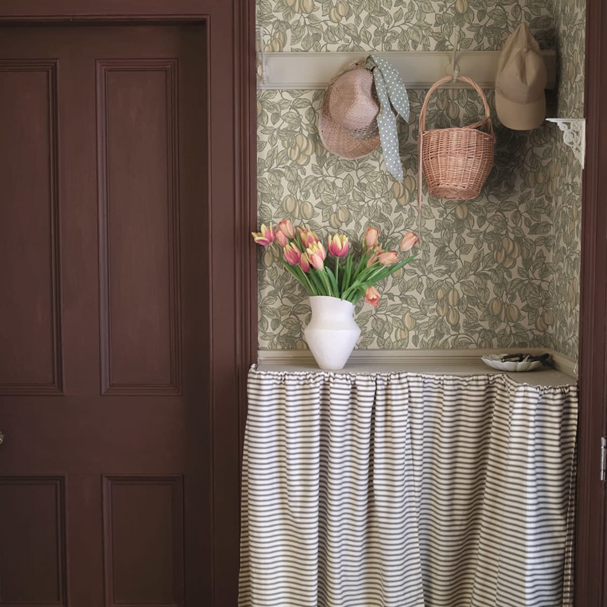 Emrik Wallpaper - Oat - Sandberg - S10466 - Premier Wallcovering