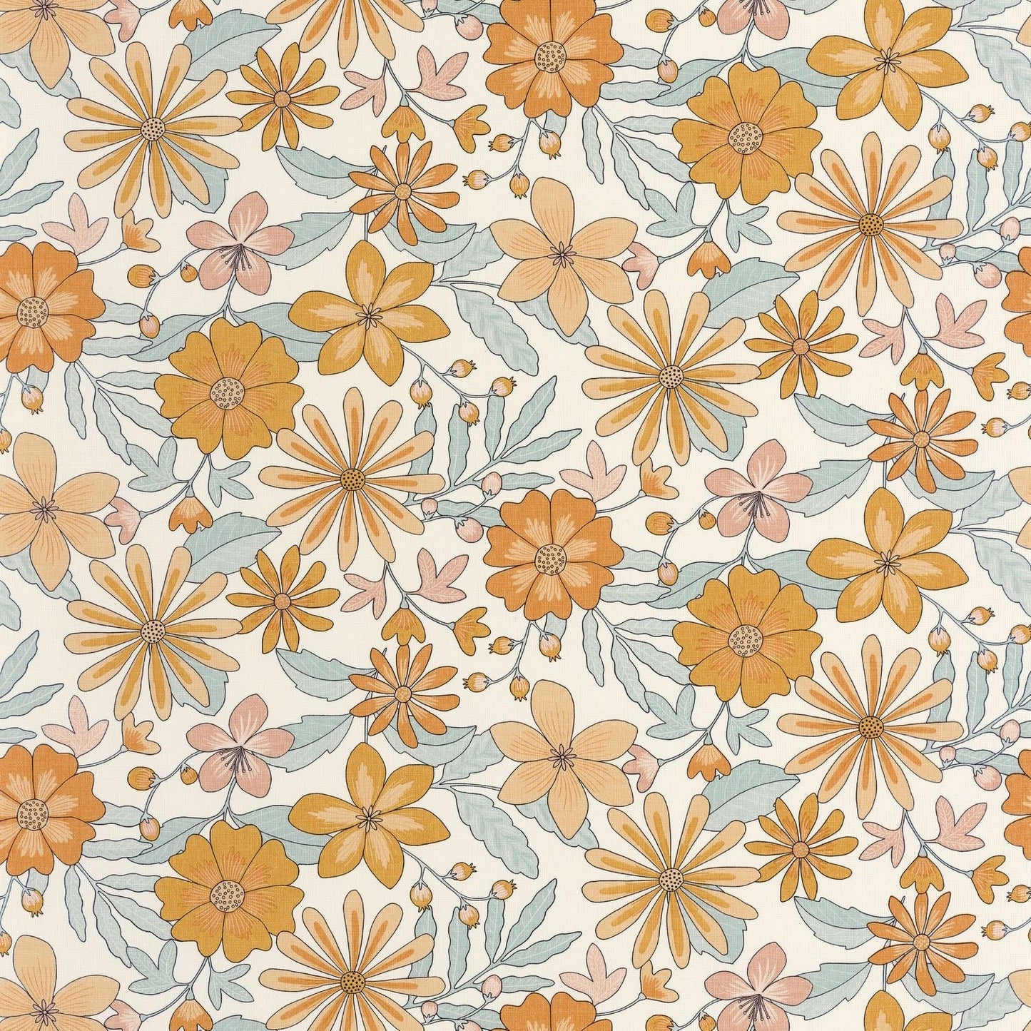 Emy Wallpaper - Orange Bleu - Caselio - 106463065 - Premier Wallcovering