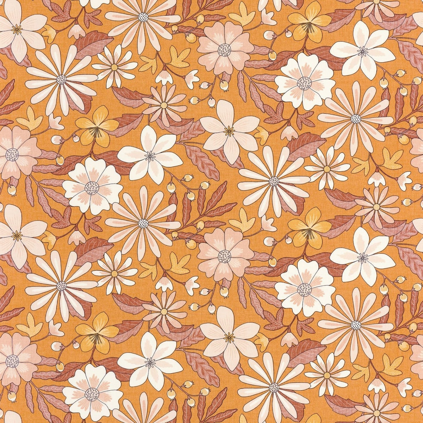 Emy Wallpaper - Orange Rose - Caselio - 106463142 - Premier Wallcovering