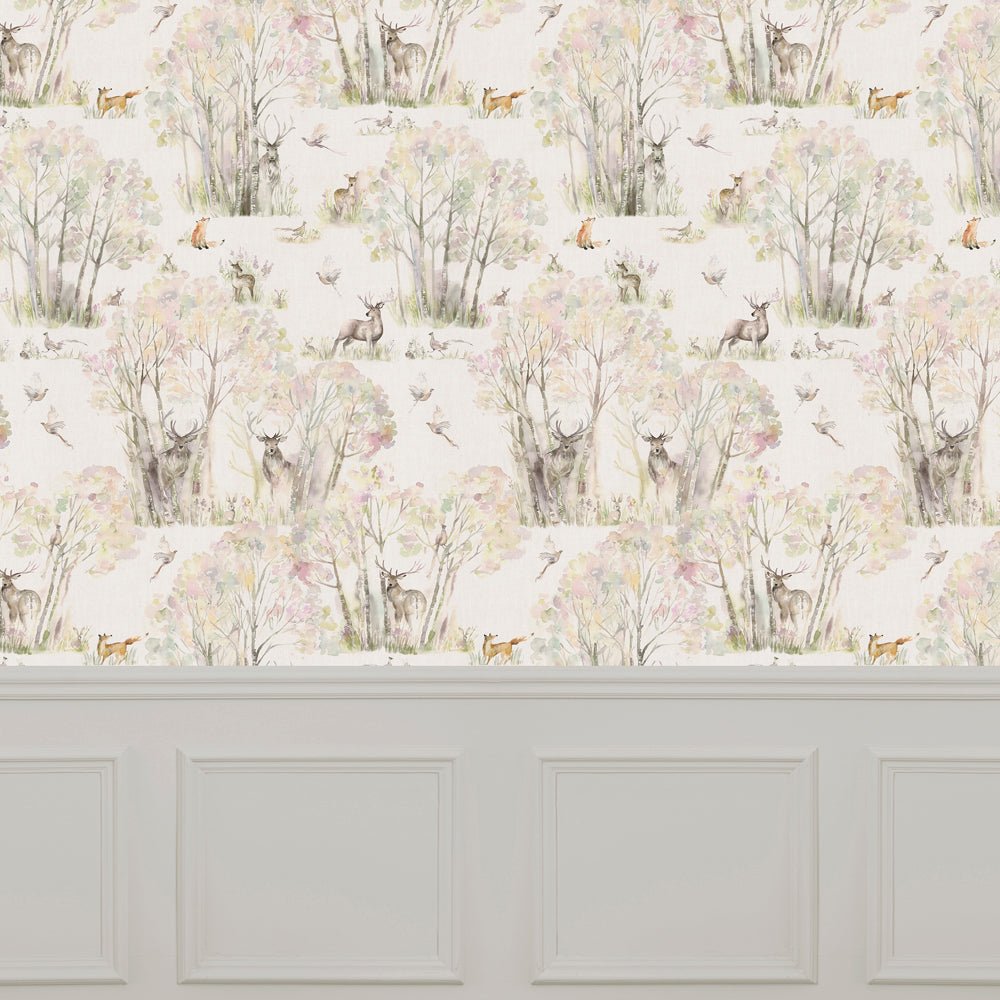 Enchanted Forest Wallpaper - Linen - Voyage Maison - ENCHANT/WPO/LIN - Premier Wallcovering