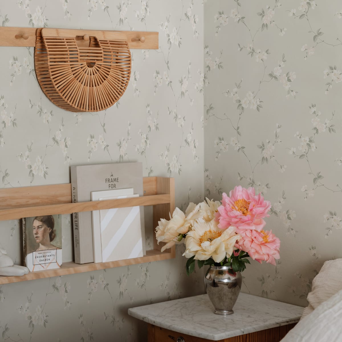 Engla Wallpaper - Sandstone - Sandberg - S10186 - Premier Wallcovering