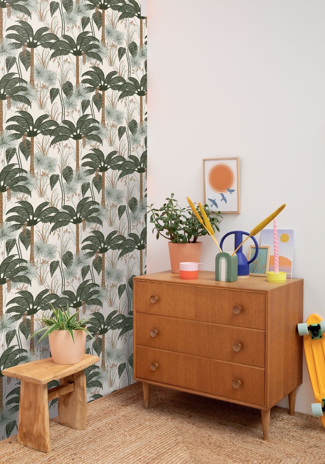 Enjoy Life Wallpaper - Kaki - Caselio - 103377004 - Premier Wallcovering