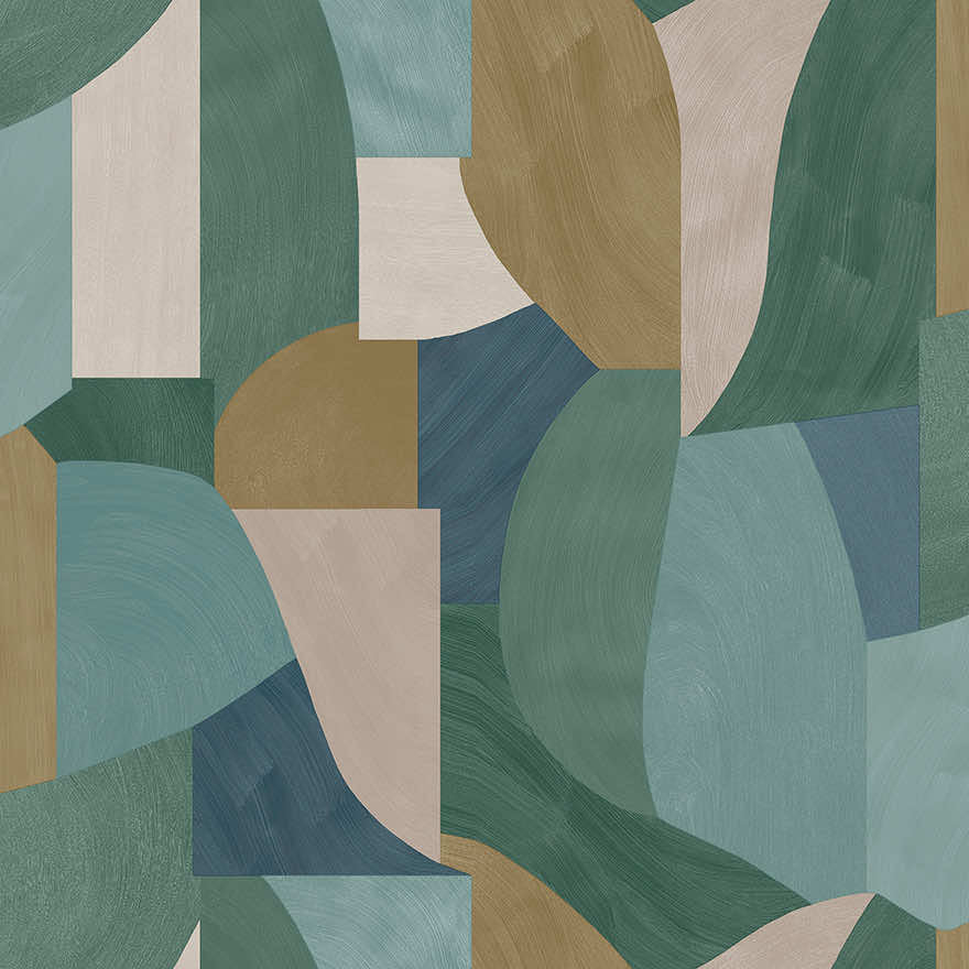Ennedi Wallpaper - Teal - Holden Décor - 91512 - Premier Wallcovering
