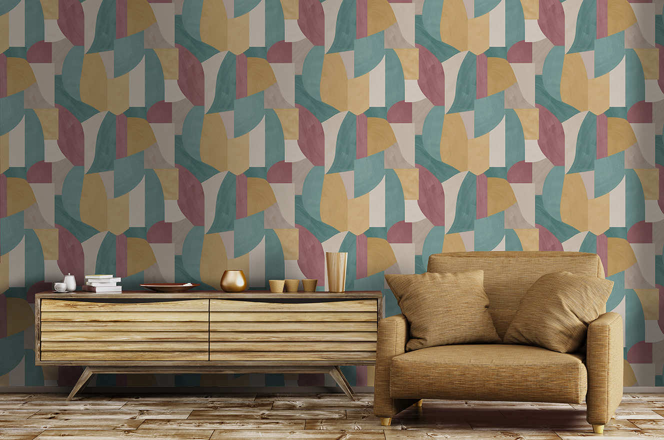 Ennedi Wallpaper - Maroon Ochre - Holden Décor - 91510 - Premier Wallcovering