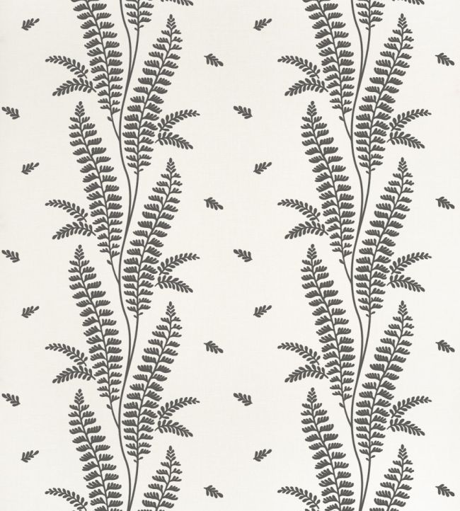 Ensbury Fern Wallpaper - Black - AT57884 - Anna French - Premier Wallcovering