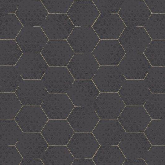 Enso Diamond Wallpaper - Charcoal - Eijffinger - 386581 - Premier Wallcovering