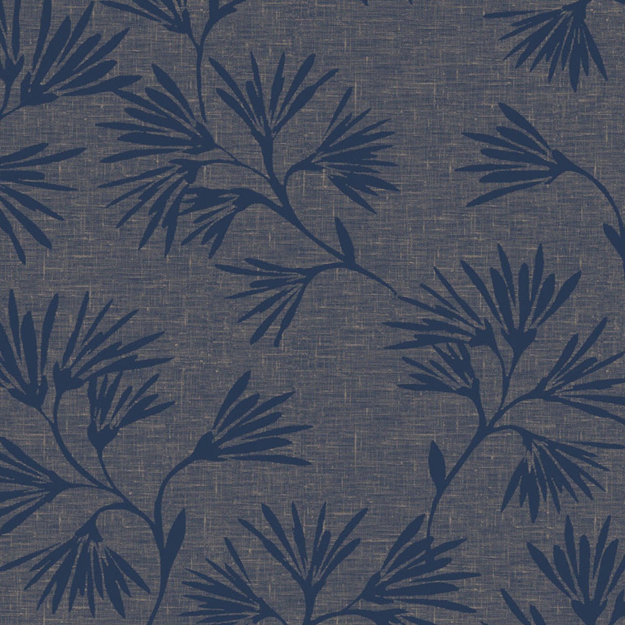Enso Floral Style Wallpaper - Blue - Eijffinger - 386553 - Premier Wallcovering