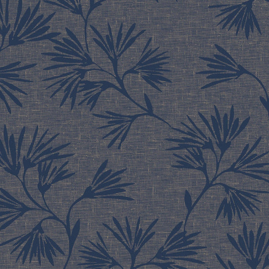 Enso Floral Style Wallpaper - Blue - Eijffinger - 386553 - Premier Wallcovering