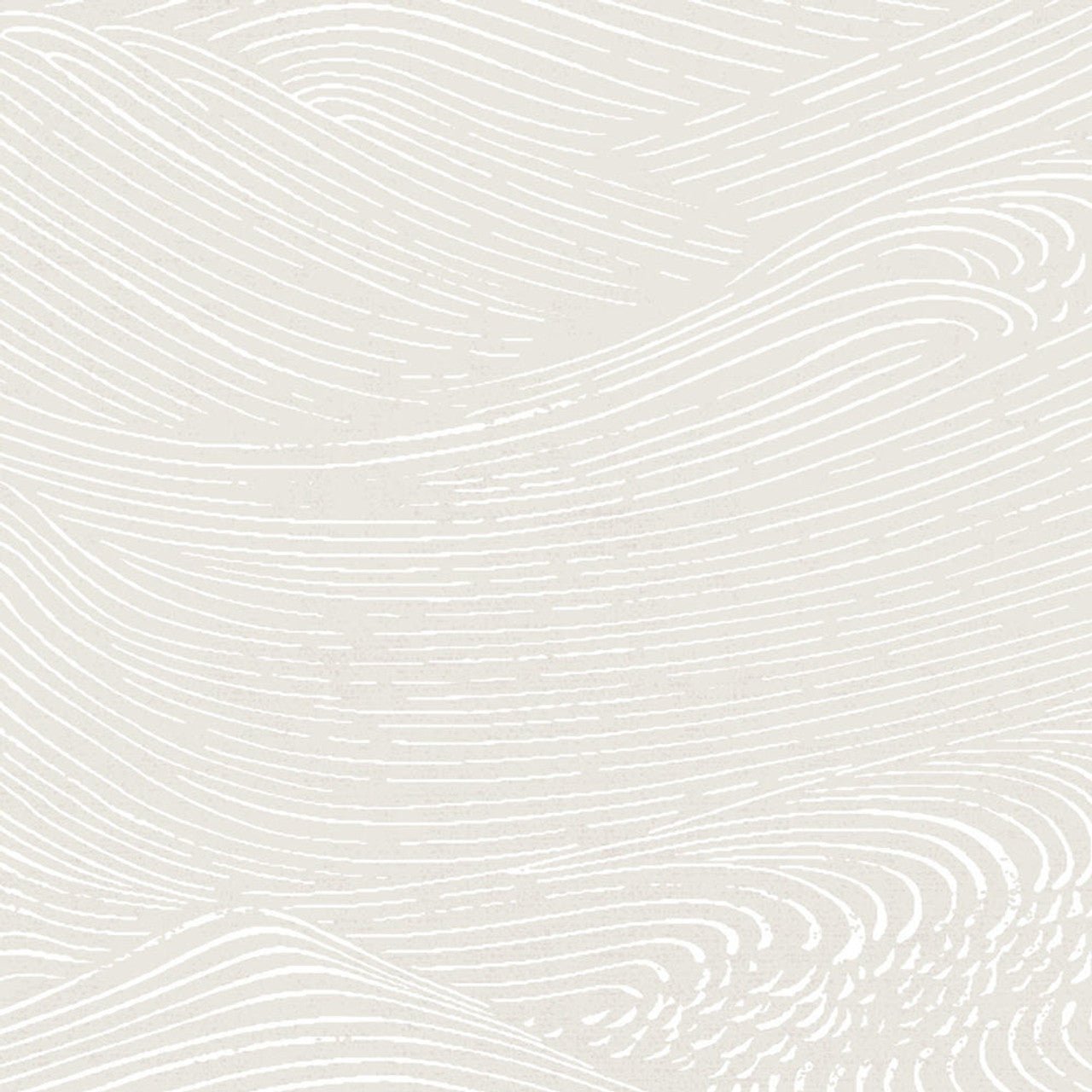 Enso Wave Wallpaper - White / Stone - Eijffinger - 386530 - Premier Wallcovering