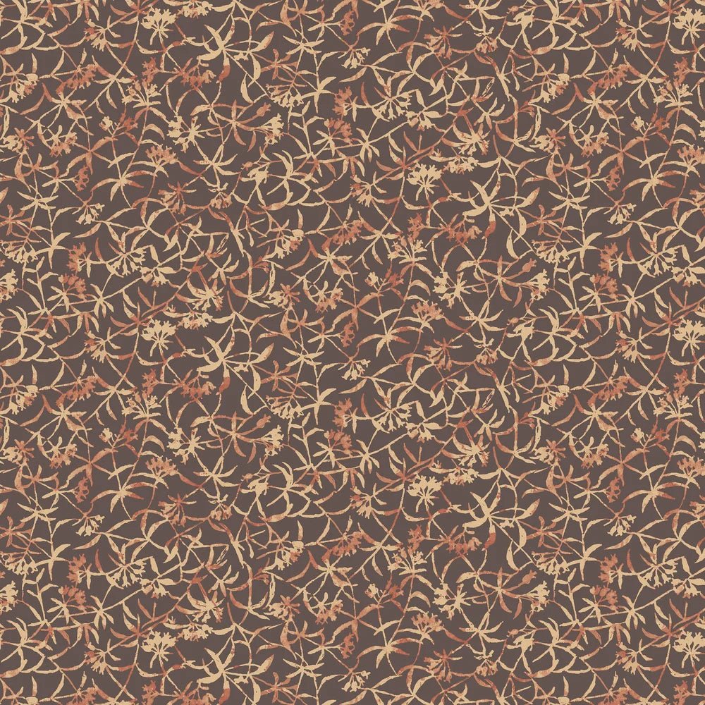 Entwine Wallpaper - Dark Maple - Ohpopsi - FRA50144W - Premier Wallcovering