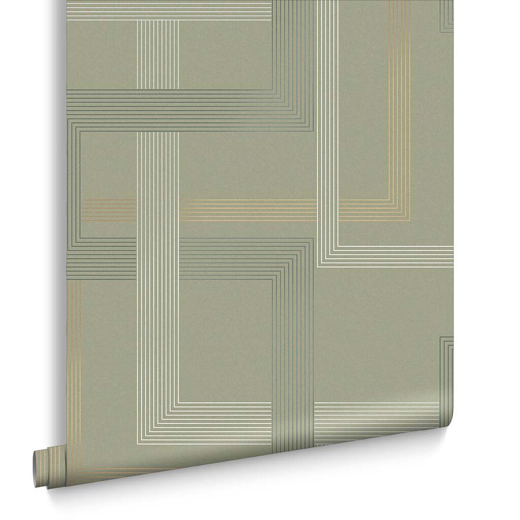 Entwine Wallpaper - Sage - Graham & Brown - 119685 - Premier Wallcovering