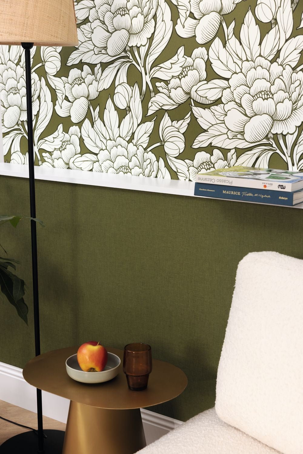 Envergure Wallpaper - Kaki - Caselio - 104547070 - Premier Wallcovering