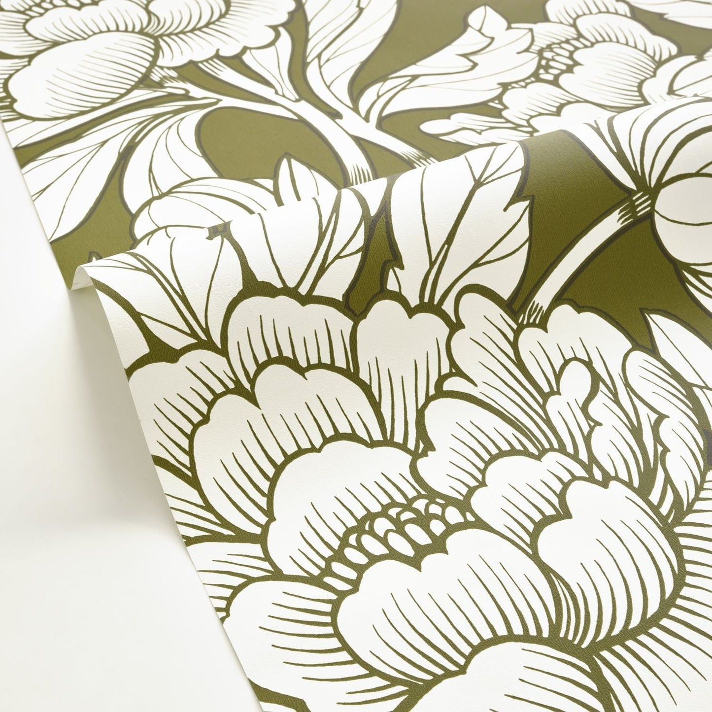 Envergure Wallpaper - Kaki - Caselio - 104547070 - Premier Wallcovering