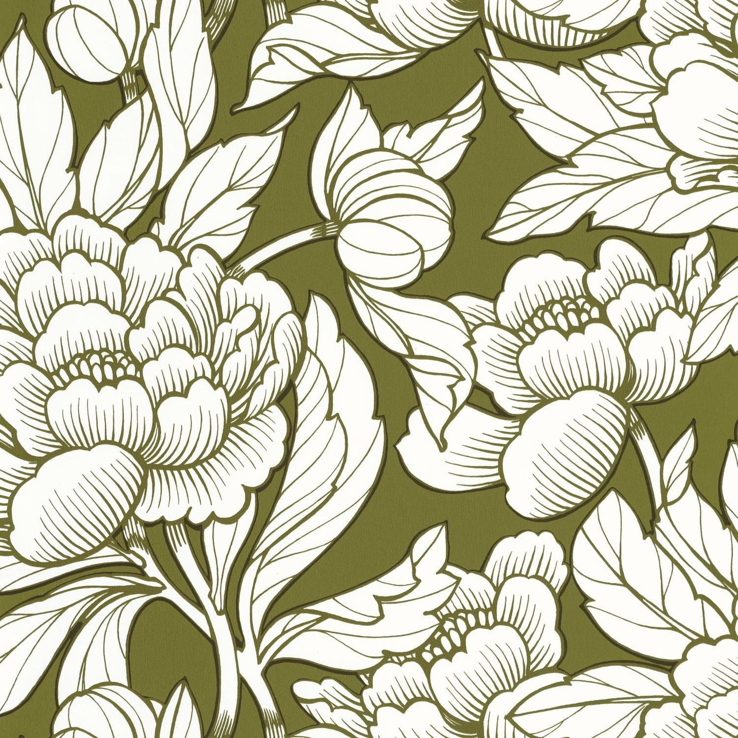 Envergure Wallpaper - Kaki - Caselio - 104547070 - Premier Wallcovering