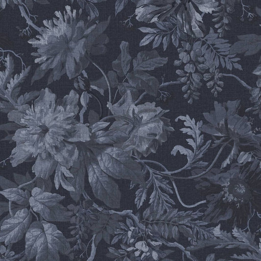 Enzia Wallpaper - Navy - Graham & Brown - 120620 - Premier Wallcovering