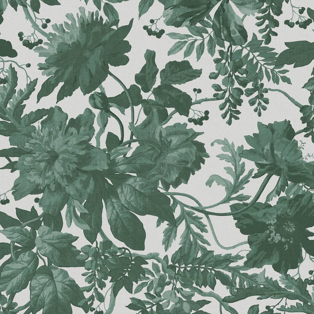 Enzia Wallpaper - Green - Graham & Brown - 120622 - Premier Wallcovering