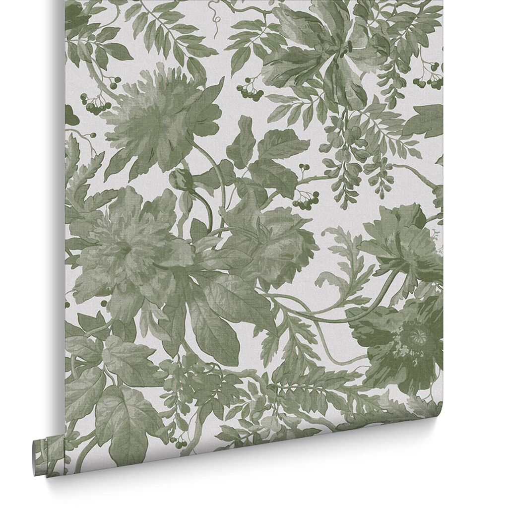 Enzia Wallpaper - Sage - Graham & Brown - 120621 - Premier Wallcovering