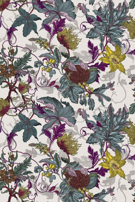 Epic Botanic Superwide Wallpaper - Aventurine - Timorous Beasties - DWN/EPBOT/TRNCI/01 - Premier Wallcovering