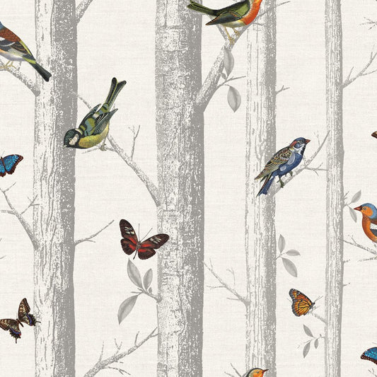 Epping Wallpaper - White/Multi - Holden Décor - 12231 - Premier Wallcovering