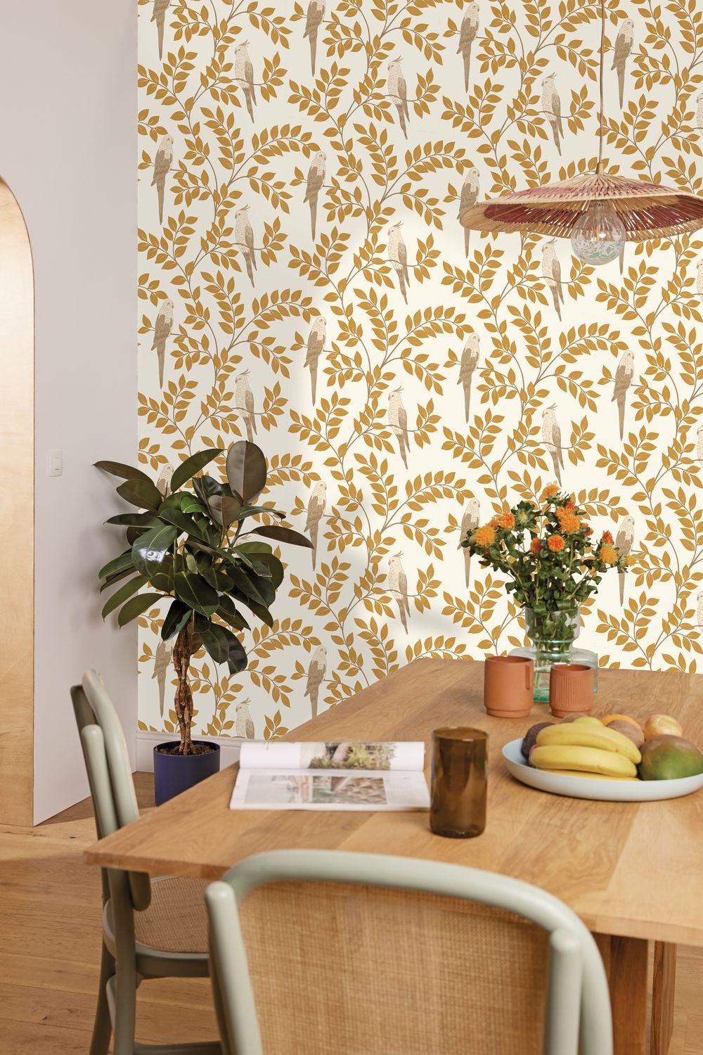 Equateur Wallpaper - Ocre - Caselio - 106522000 - Premier Wallcovering