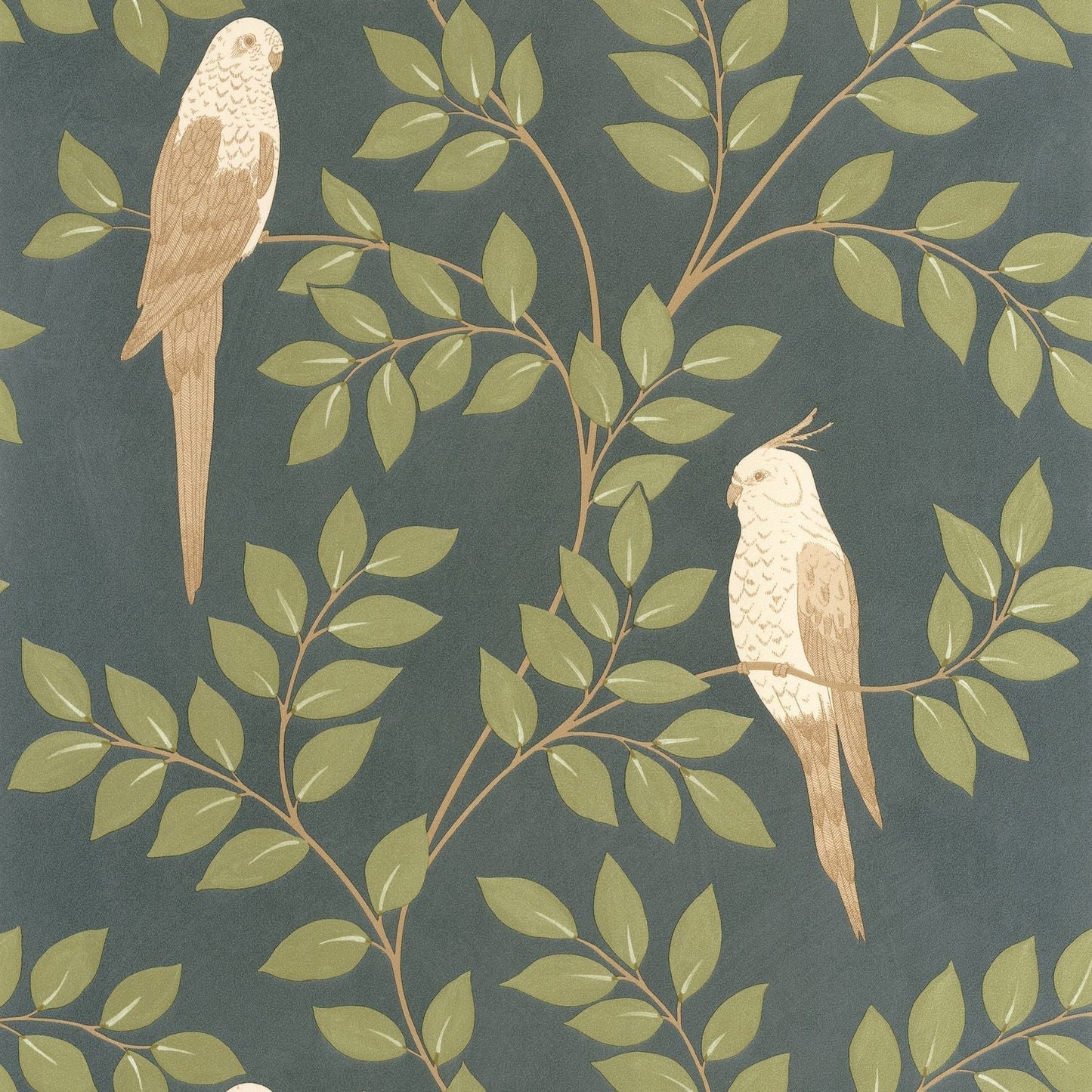 Equateur Wallpaper - Vert Sapin - Caselio - 106527254 - Premier Wallcovering