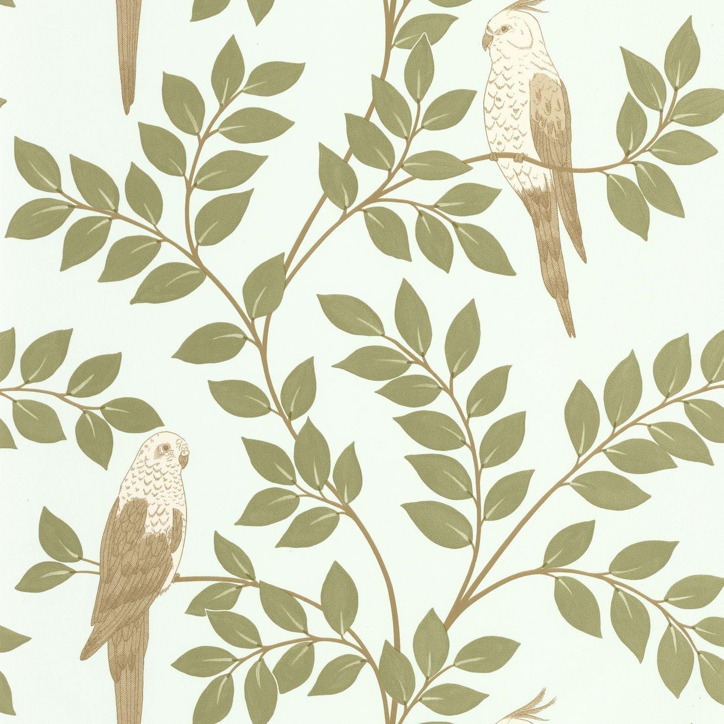 Equateur Wallpaper - Kaki Bleu - Caselio - 106527162 - Premier Wallcovering