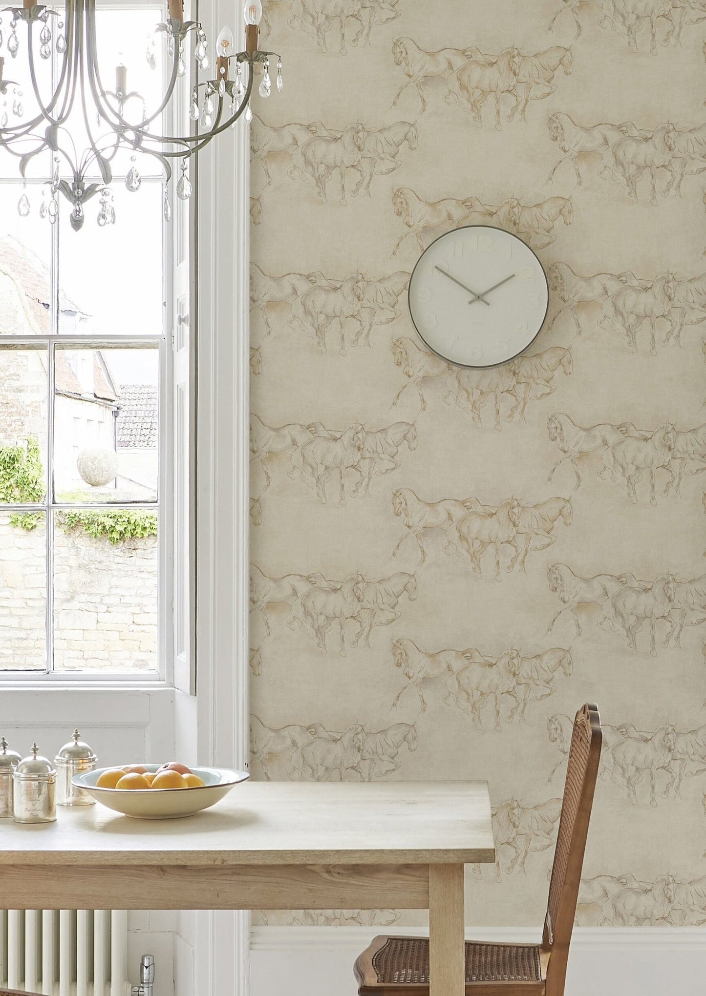 Lewis & Wood - Equus - Beige - Premier Wallcovering
