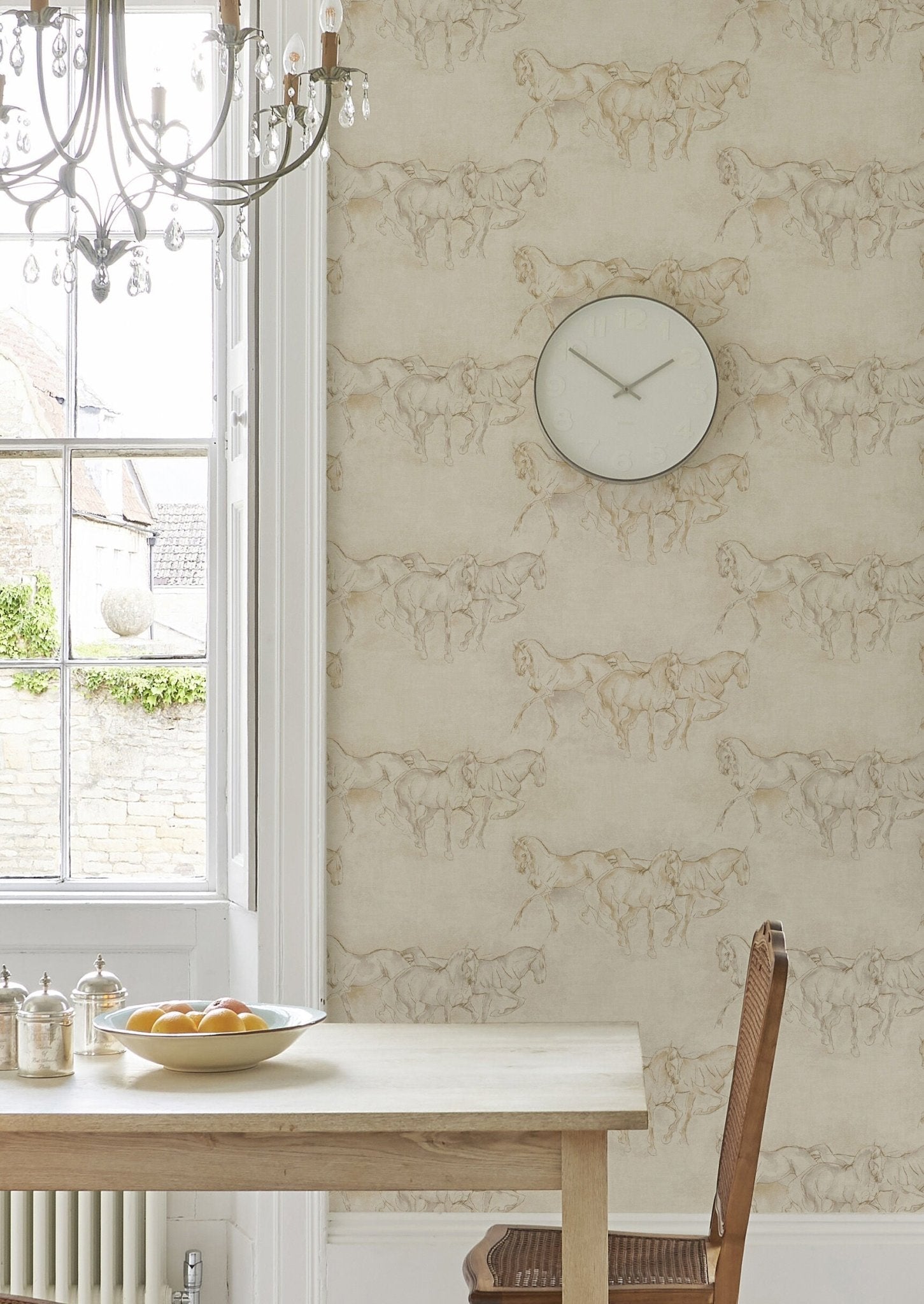 Lewis & Wood - Equus - Beige - Premier Wallcovering