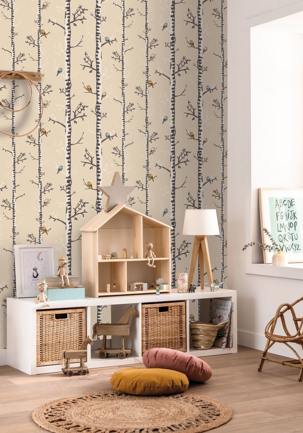 Escalader Wallpaper - Beige - Caselio - 103561009 - Premier Wallcovering