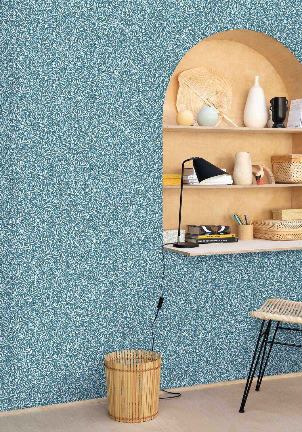 Escapade Ballade Wallpaper - Bleu Dore - Caselio - 102346281 - Premier Wallcovering